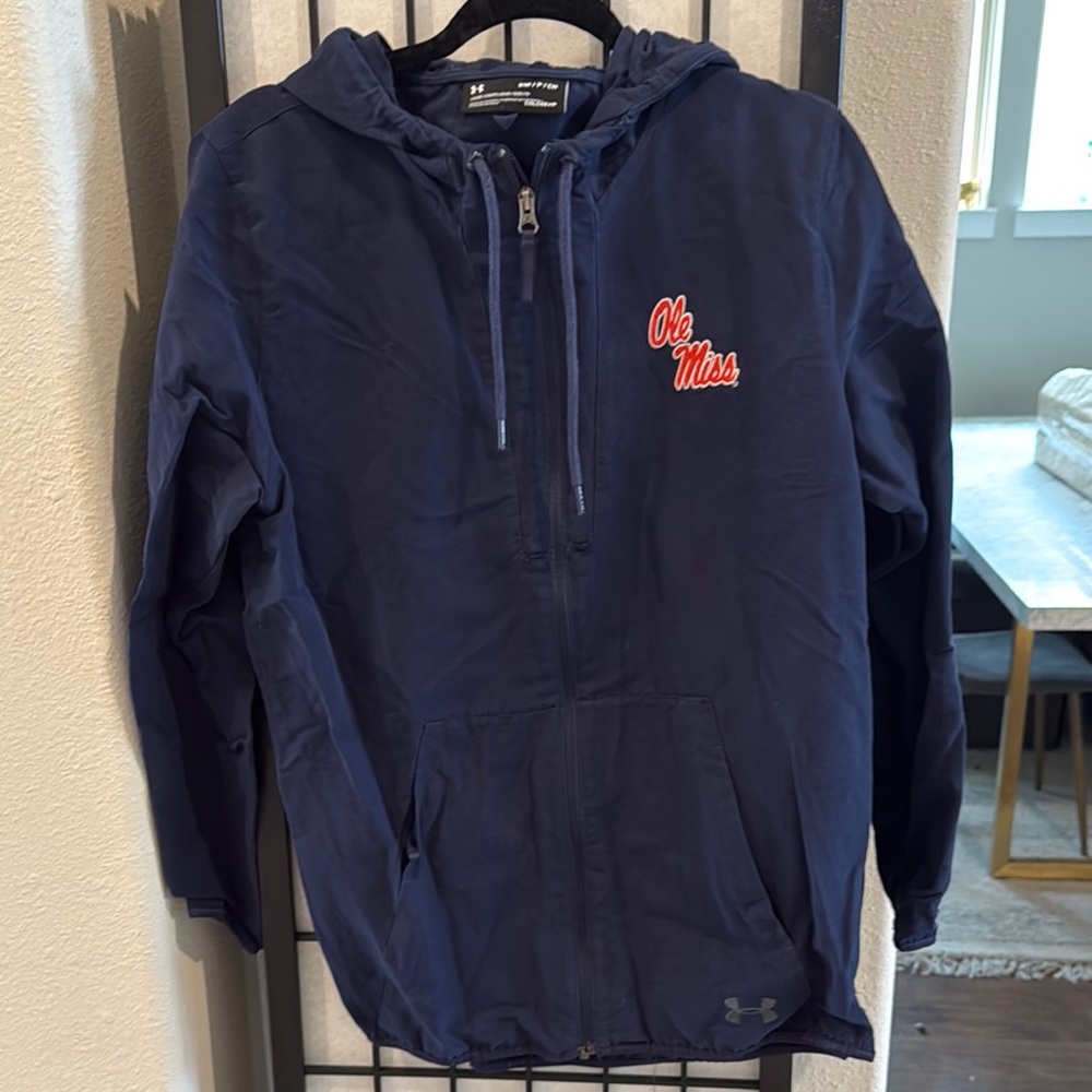 Under Armour Ole Miss Navy Jacket